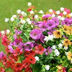 Uv Resistant 12 Bundles Artificial Outdoor Fake Flowers Patio Garden Decor