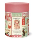 Cavallini   Co  Valentine Vintage Style 500 Piece Puzzle