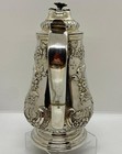 Edward Thomason William Iv Sterling Chased Coffee Pot Pitcher 1833