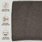 Arcturus Wool Blanket - 4 5 Lbs  Warm  Washable  64  X 88   chocolate 