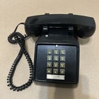 Cortelco 250000-vba-20m Vintage Desk Phone Black Retro  Made In Usa