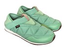 Teva Womens Reember Slip On Shoes Mint Green Quilted Indoor Outdoor Sneakers 8