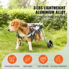 2 Wheels Pet Wheelchair For Back Legs Dog Wheelchair cart Adjustable s 
