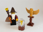 Lego Minifig Ancient Wizard Owl Minifigure Magician Castle Knight Kingdom New M1