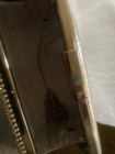 Silver Beaded Clutch Bag Evening Purse With Chain Strap Elegant Party Accessory