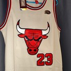 Mitchell   Ness Authentic Nba Finals Michael Jordan Bulls Premium Player Jersey