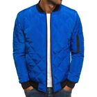 Men s Bomber Outwear Sports Jacket Quilted Casual Loose Winter Coat Warm Jackets