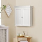 Teamson Home Ellery Freestanding Hutch Cabinet With Open Shelves  Walnut