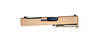 Glock 43 43x Complete Slide W rmsc Cut Fits G43 43x - Fde Ported Slide barrel