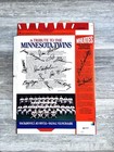 1987 Minnesota Twins World Series Champions Wheaties Box Unfolded Autograph