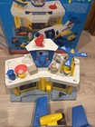 Fisher-price Jetliner Play Family Plane With Box  Figures  Luggage 1980s Vtg
