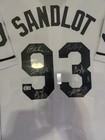 The Sandlot Framed Autographed Jersey Display W  Character Cards  ham  Smalls 