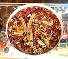 Vintage Springbok Circular Round Pizza Puzzle 20  Complete Free Shipping 