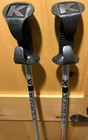 Kerma Profile 54    135 Cm Vintage Ski Poles Black Pistol Grips Made In France