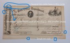 Post Office Department Transportation Of The Mails Check Draft 1857 Hartford  Ct