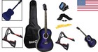 Portable Acoustic Guitar Superkit  Full Size  Durable Basswood  Ultimate Lessons