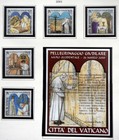 Vatican Complete 2001 Year Set On Hingless Pages Mnh og