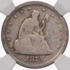 1875-s 20c Ngc Vg8 Twenty Cent Piece