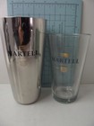 Martell Boston Shaker Set Glass   Stainless Shaker Basic Bar Cocktail Mixing Kit