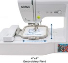 Brother Marvel Sewing   Embroidery Machine W  80 Designs 103 Stitches 3 2  Lcd