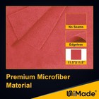 Shop Towels  24 Pack Commercial Grade Shops Rags Microfiber Towel 24pk  Red 