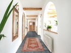 Elegance Redefined Hand-knotted Heriz Serapi Indian 8 Ft  Runner Rug 3x8 Ft 