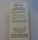 Firestik Ss-3m Medium Duty Stainless Steel Spring For Cb Antenna Mount Usa Made