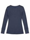 Y2k American Eagle Outfitters Thermal Waffle Knit Long Sleeve Top Blue Women   s L