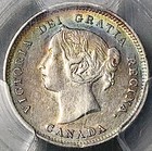 1886 Pcgs Au 50 Canada Victoria 5 Cents Small 6 Sterling Silver Coin  25120202c 