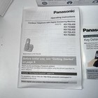 Panasonic Kx-tg3683 Dect 6 0 Digital Instructions And Box Only  Black