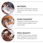  Rhinestone Pearl Shoe Buckle Women s Miss Crystal Clips Decorative Bridal Shoes