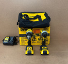 Dewalt Dck205m2 Hammer Drill And Atomic Impact Driver 2 Tool Cordless Combo Kit