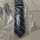 New Club Room Beacon Stripe Gray Men s Necktie Msrp  55 00   59in X 3 25in  