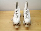 Riedell Vintage Size 10 Chicago Roller Skates White Nice In Box But Wheels Bad