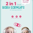 Baby Earmuffs Dual-purpose Head-mounted Noise Protection Sleep
