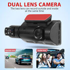 3in Dual Lens Dash Cam 1080p Car Dvr Camera Hidden Video Recorder Night Vision 