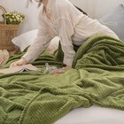 Flannel Fleece Throw Blanket Plush Cozy Blankets For Adults Couch Sofa Washable