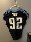 Game Worn 2017 Kevin Dodd Tennesse Titans Nfl Nike Jersey