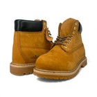Iron Ridge Leather Wheat Work Boots Men   s   Oil-resistant Sole   New