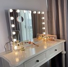  24 4 x21 2  Vanity Mirror With Lights  Lighted Makeup Mirror 24 1 l X 20 2 w