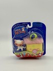 Moc  Littlest Pet Shop Portable Pets 2005 White Short Hair Cat  64 Lps Excellent