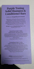 Kitsch Purple Toning Solid Shampoo   Conditioner Sets Of Two Soap Bars