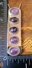 Taxco Mexico Barrette Hair Clip Ornament 17 g Amethyst   925 Sterling Silver New