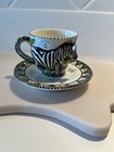 Penzo Zimbabwe  Pottery  3d Cup   Plate Signed By Joe Govo