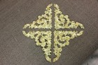 4 Old Pressed Brass Corners Picture Frame Clock 3 3 4    Adornment Vintage Large