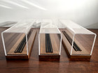 Lot Of 3 Wood   Acrylic Model Train Display Cases   ho Scale 
