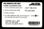 Alltel Green 60  Collectible   2002   Phone Card   Expired   V1