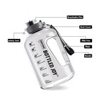 Dundun Bottled Joy1 Gallon Water Bottlesbpa-free Plastic Water Bottles With T   