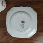 Vintage Queen Elizabeth Ii Square Coronation Plate 1953 Johnson Bros England 8 