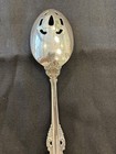 Reed   Barton El Greco Sterling Silver Pierced Serving Spoon 8 5 8 